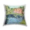 Floral Cottage & Lake Design by Melissa Wang Outdoor Printed Pillow